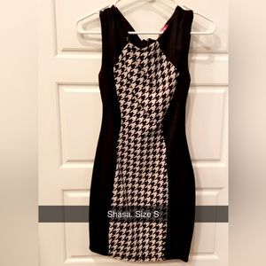 Hounds tooth dress